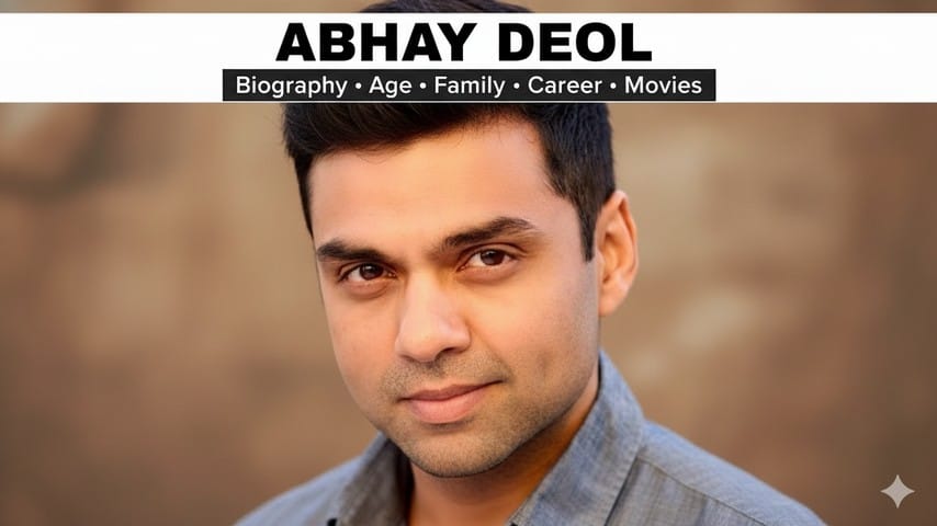 Abhay Deol Biography, Age, Height, Family, Net Worth
