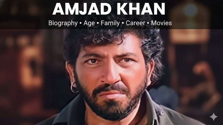 Amjad Khan Biography, Age, Height, Family, Net Worth