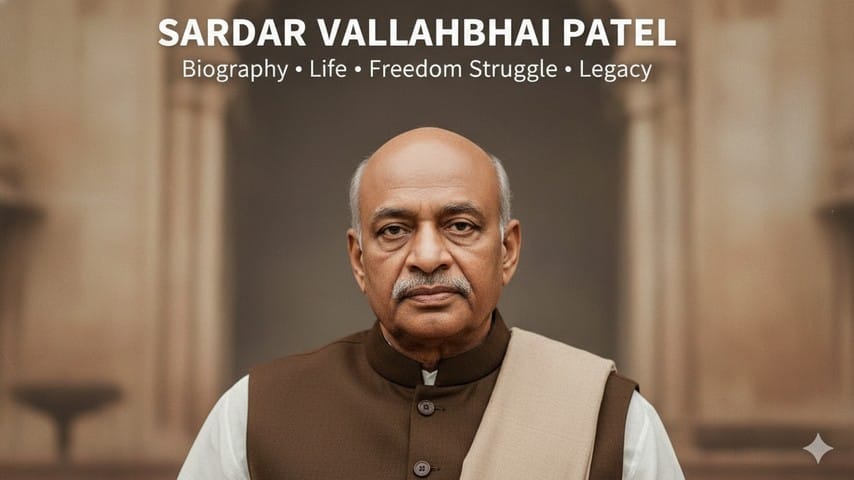 Sardar Vallabhbhai Patel Iron Man of India, Architect of Unity